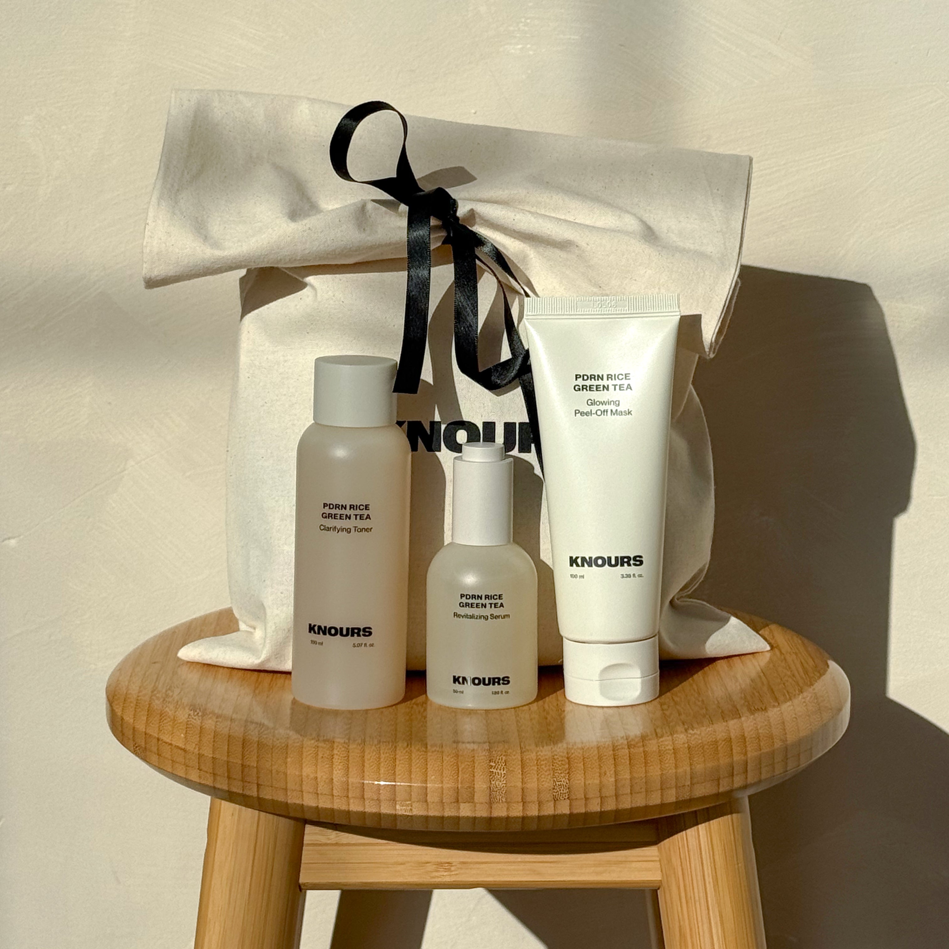 KNOURS PDRN Rice & Green Tea Collection Set